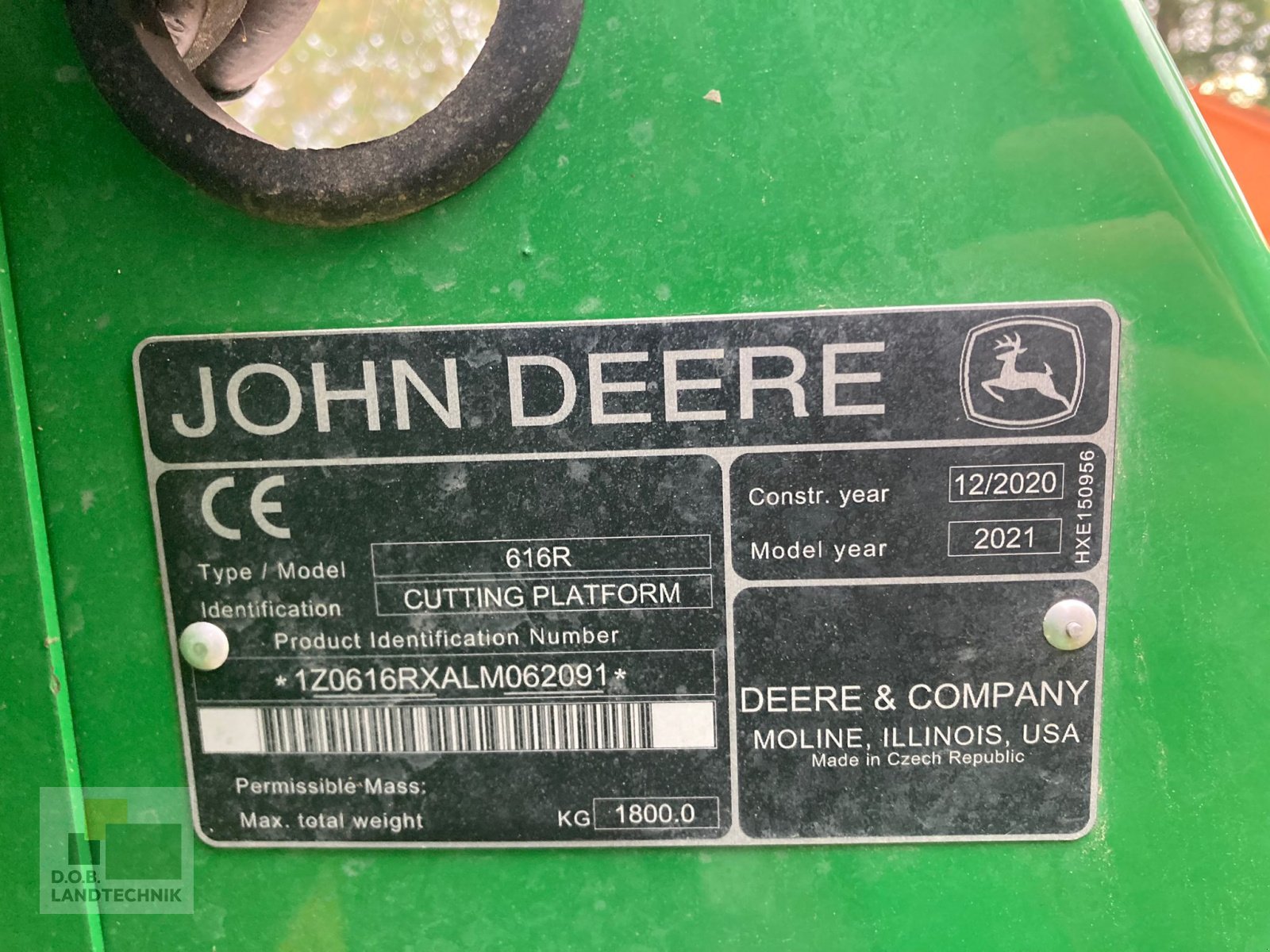 Mähdrescher Türe ait John Deere W 540 HM, Gebrauchtmaschine içinde Regensburg (resim 26)