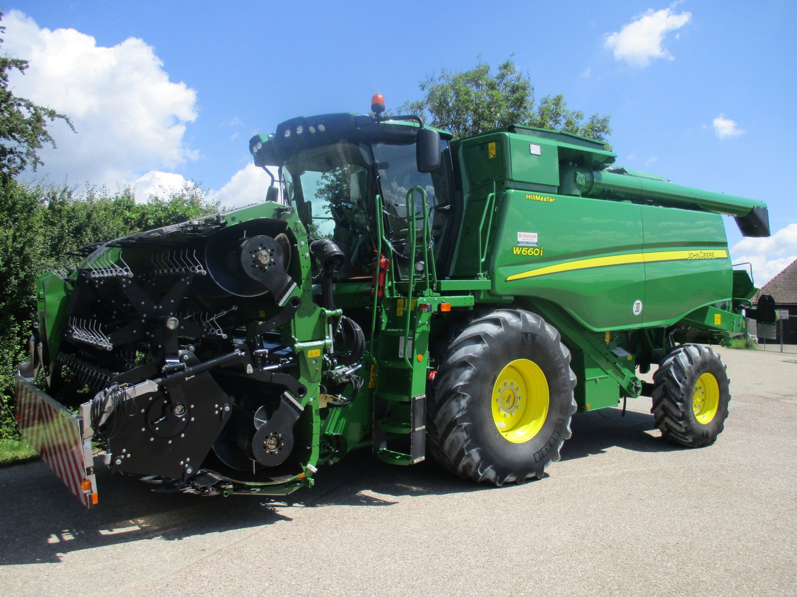 Mähdrescher типа John Deere W 660 i HM, Gebrauchtmaschine в Wittelshofen (Фотография 3)