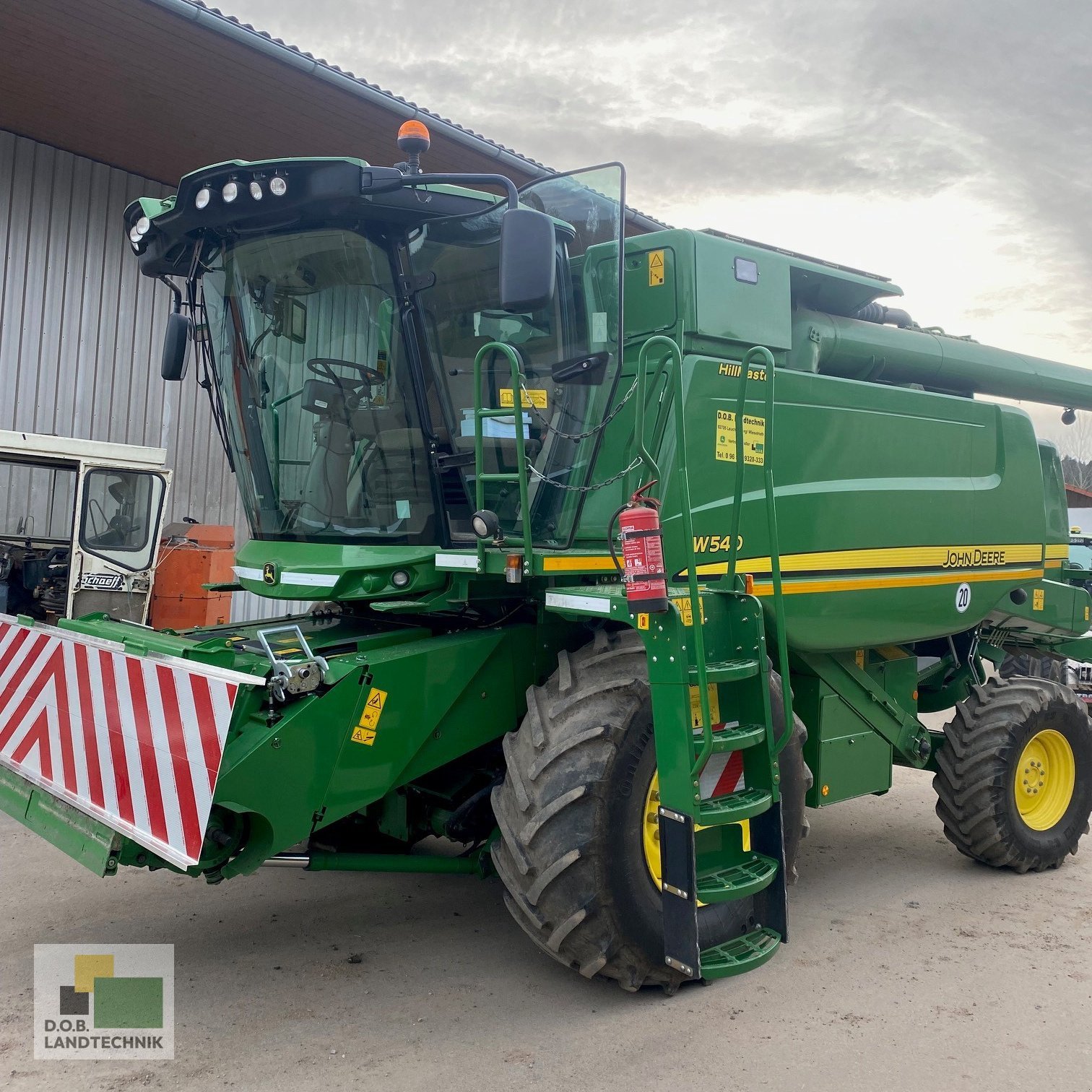 Mähdrescher Türe ait John Deere W540 W 540 HM Hillmaster, Gebrauchtmaschine içinde Regensburg (resim 3)