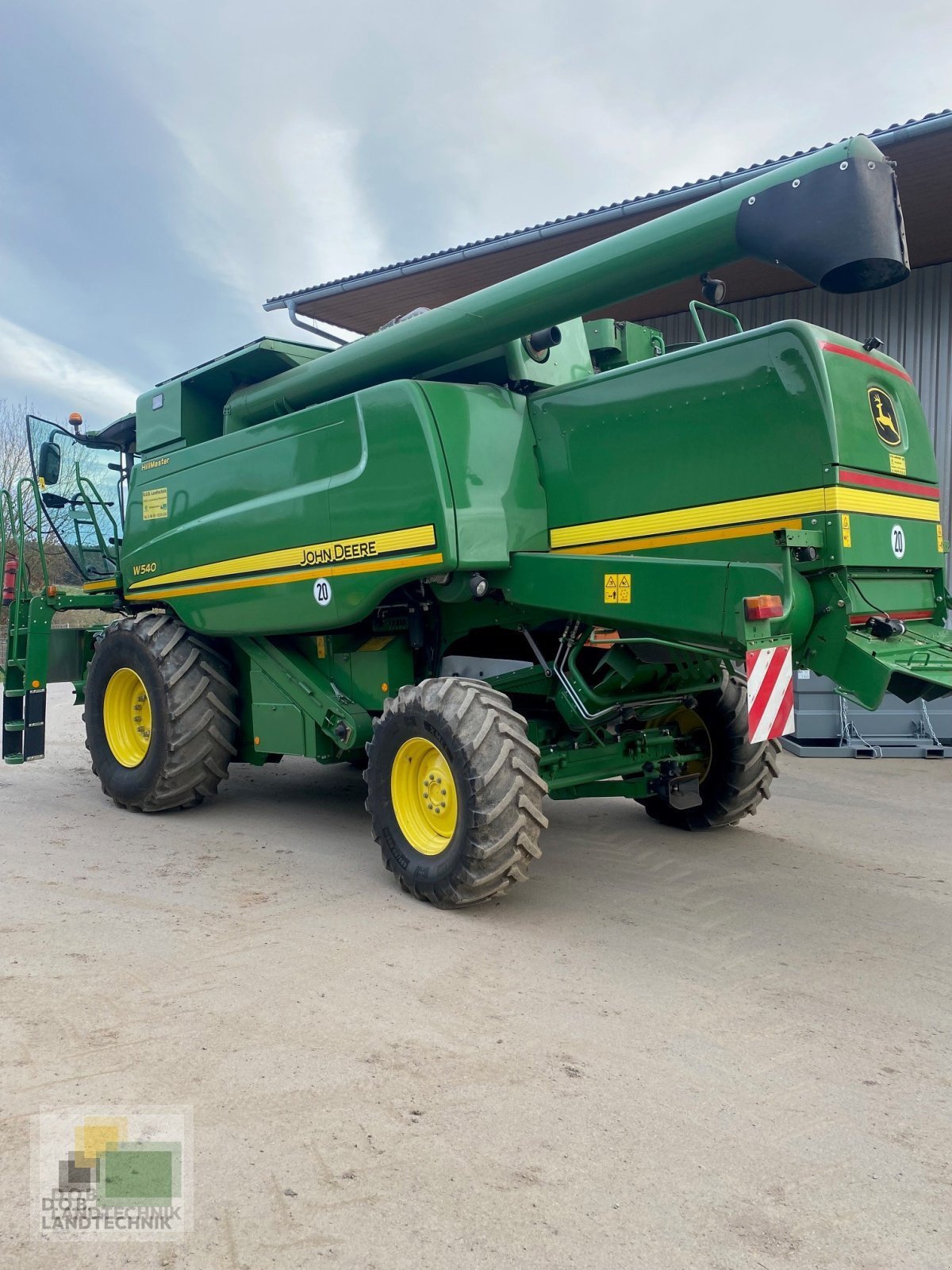 Mähdrescher Türe ait John Deere W540 W 540 HM Hillmaster, Gebrauchtmaschine içinde Regensburg (resim 5)