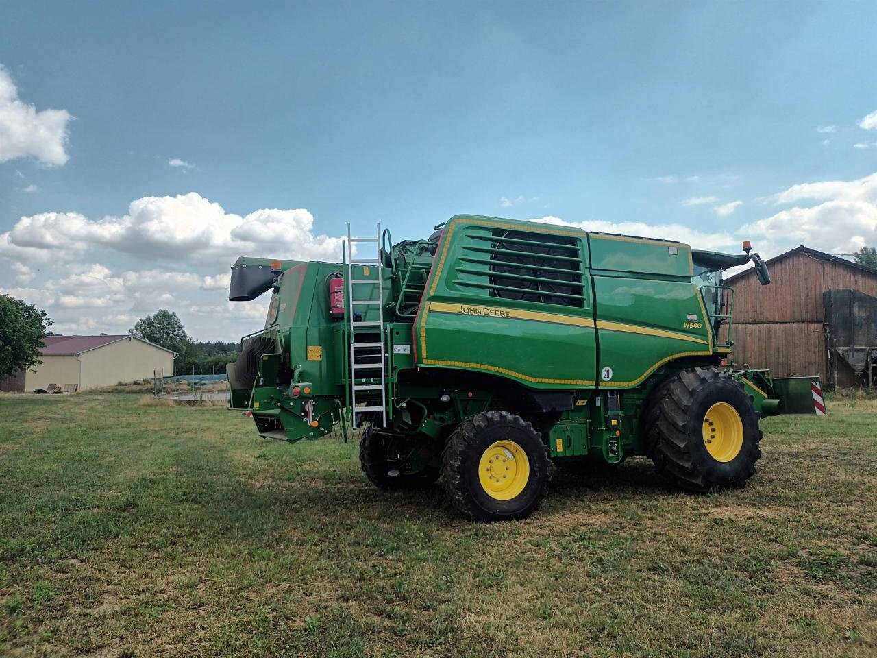 Mähdrescher Türe ait John Deere W540, Gebrauchtmaschine içinde Schopfloch (resim 3)