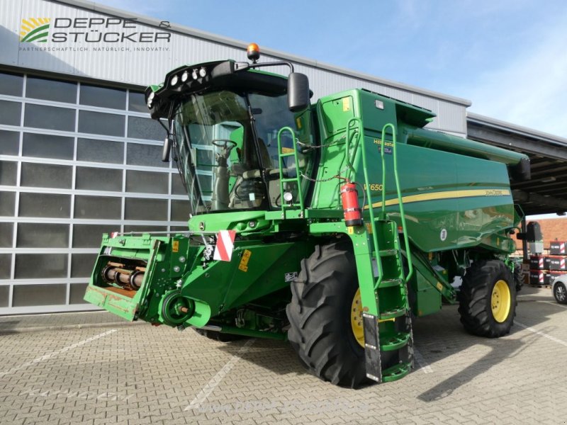 Mähdrescher of the type John Deere W650 HM mit SW 622R + SWW, Gebrauchtmaschine in Lauterberg/Barbis