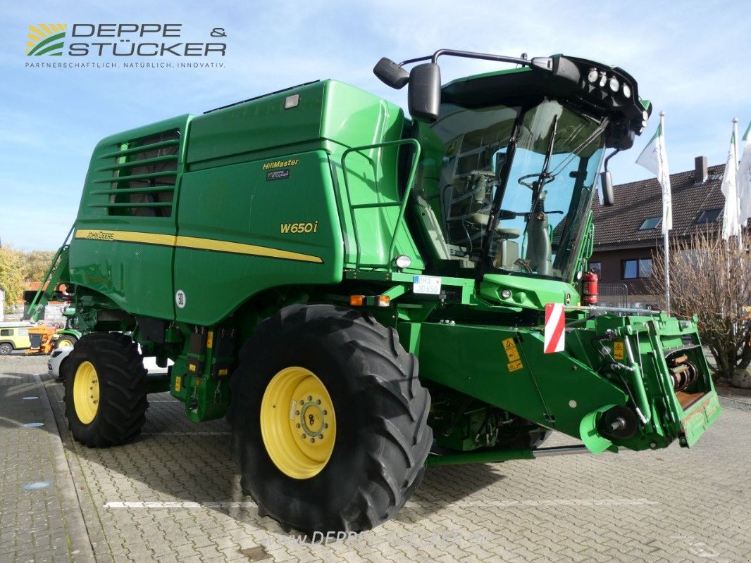 Mähdrescher des Typs John Deere W650 HM mit SW 622R + SWW, Gebrauchtmaschine in Lauterberg/Barbis (Bild 3)