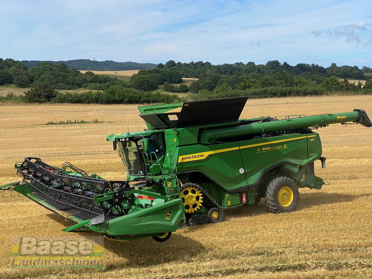 Mähdrescher Türe ait John Deere X9 1000 + HD40X, Gebrauchtmaschine içinde Holthof (resim 1)