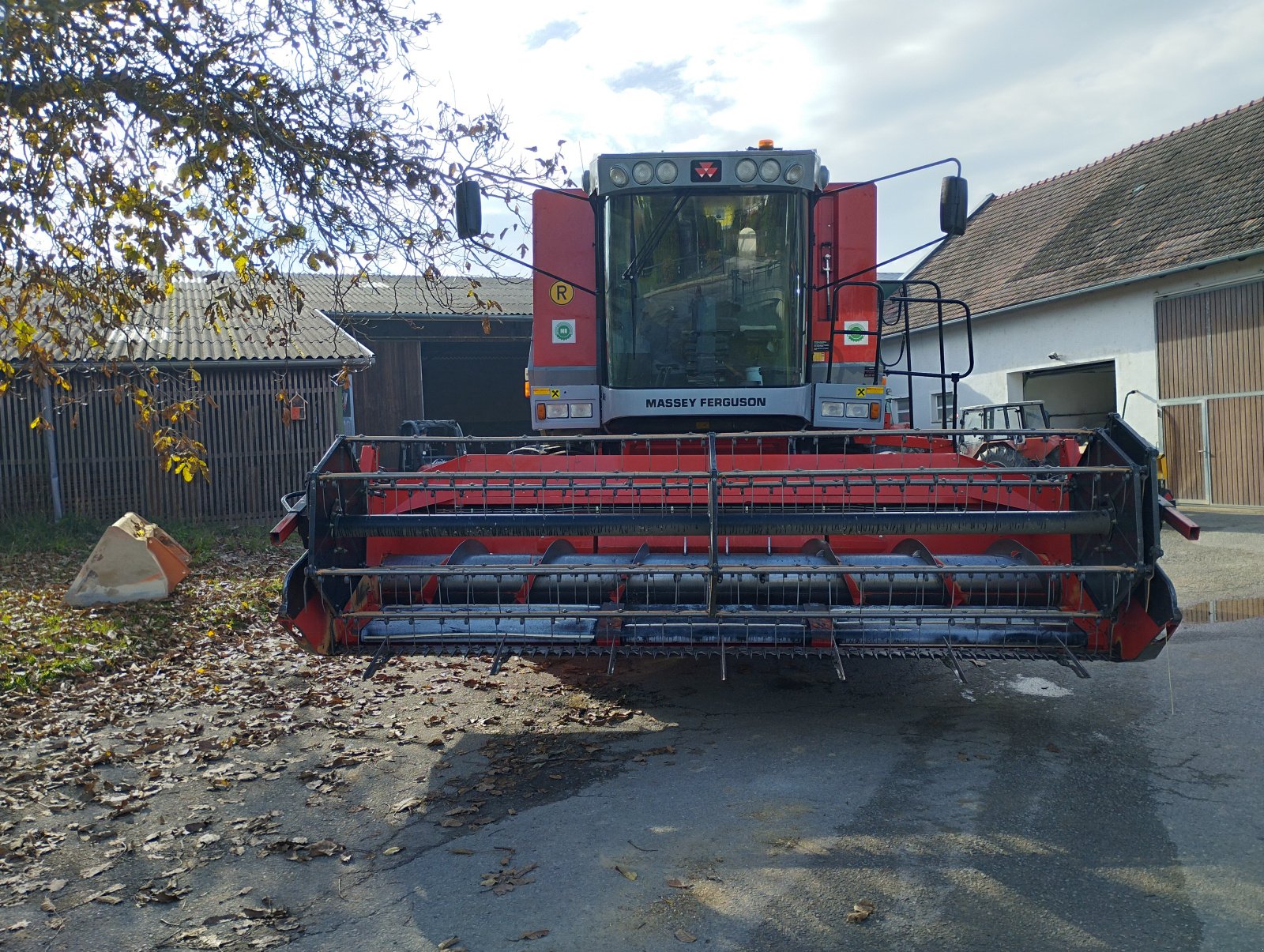 Mähdrescher Türe ait Massey Ferguson 7254, Gebrauchtmaschine içinde Zemling (resim 1)