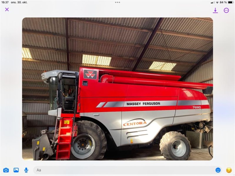 Mähdrescher of the type Massey Ferguson 7280 Centora, Gebrauchtmaschine in Skive (Picture 1)