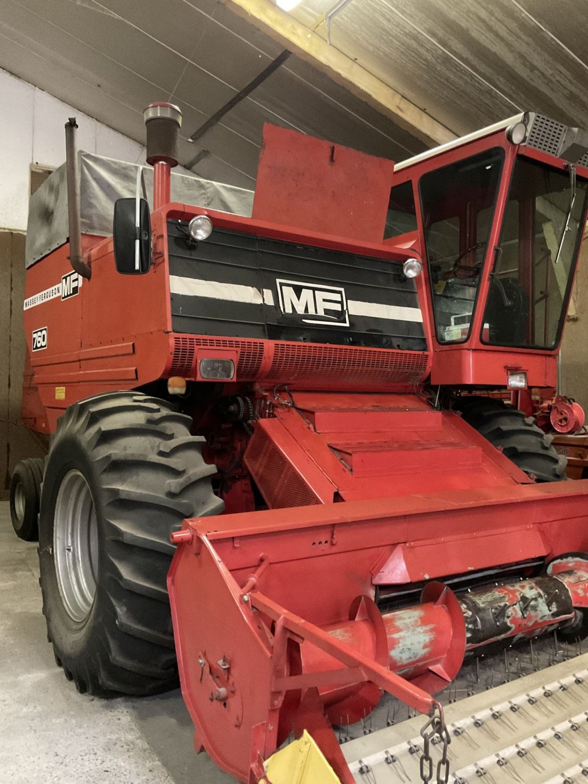 Mähdrescher Türe ait Massey Ferguson 760, Gebrauchtmaschine içinde Hoofdplaat (resim 7)