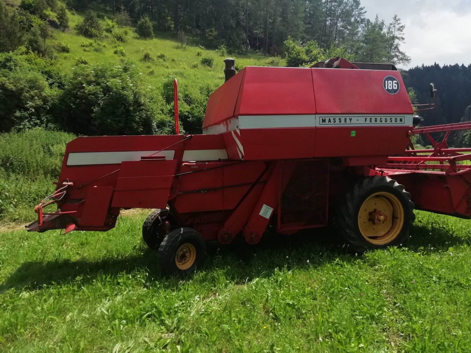 Mähdrescher типа Massey Ferguson MF 186, Gebrauchtmaschine в Pottenstein (Фотография 3)