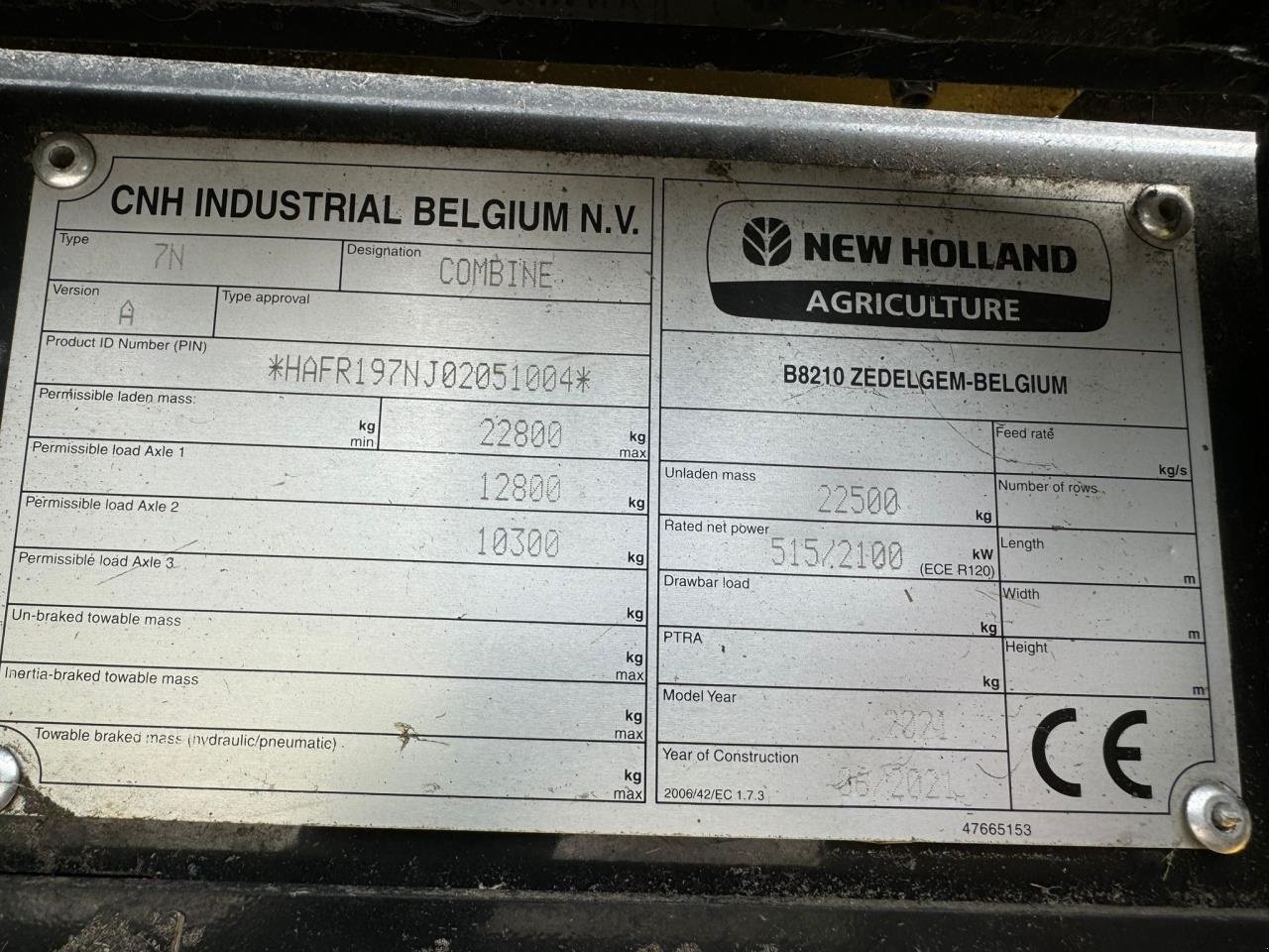 Mähdrescher Türe ait New Holland CR 1090, Gebrauchtmaschine içinde Bredebro (resim 6)