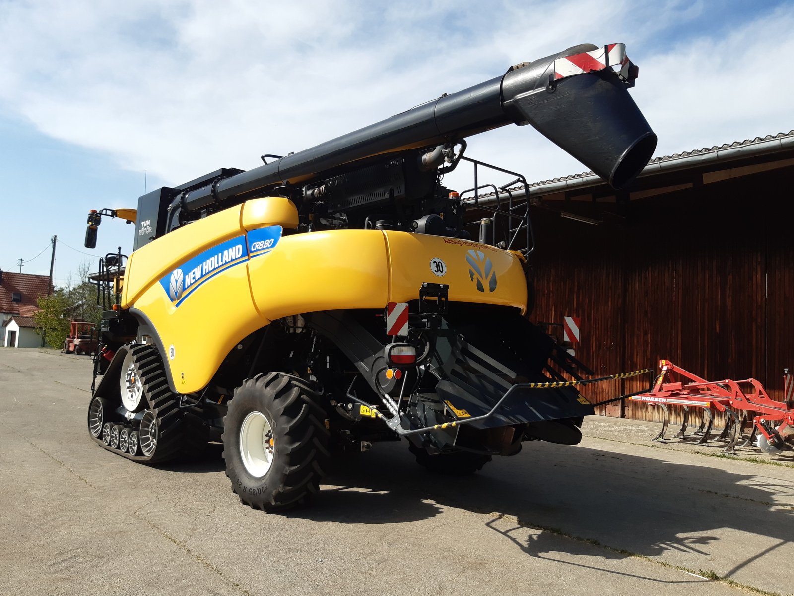 Mähdrescher des Typs New Holland CR 8.80 SmartTrax Terraglide, Gebrauchtmaschine in Penzing (Bild 9)