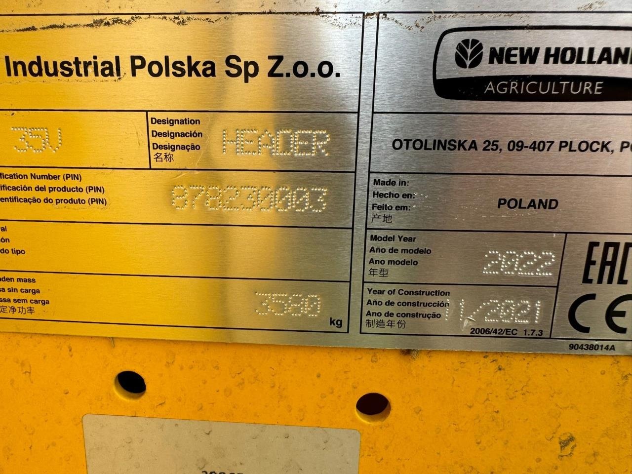 Mähdrescher del tipo New Holland CR9.90, Gebrauchtmaschine en Bredebro (Imagen 7)