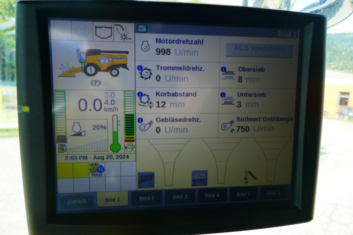 Mähdrescher del tipo New Holland CX 5.80 Allrad, Gebrauchtmaschine In Villach (Immagine 9)