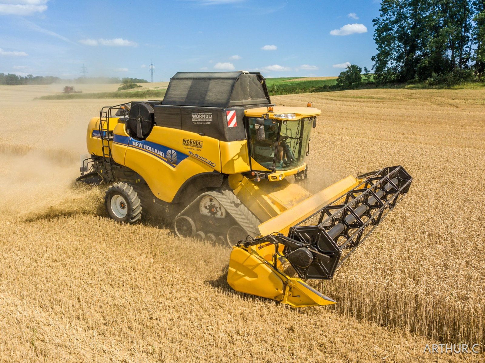 Mähdrescher Türe ait New Holland CX 8090, Gebrauchtmaschine içinde Ansfelden (resim 1)