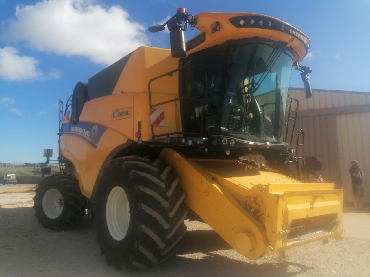 Mähdrescher Türe ait New Holland Cx 8.70, Gebrauchtmaschine içinde Gondrecourt-le-Château (resim 2)