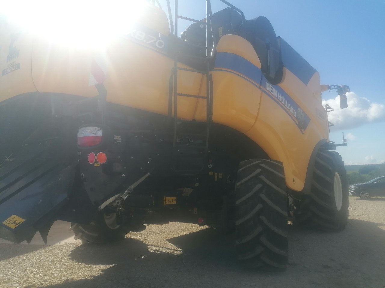 Mähdrescher van het type New Holland Cx 8.70, Gebrauchtmaschine in Gondrecourt-le-Château (Foto 3)