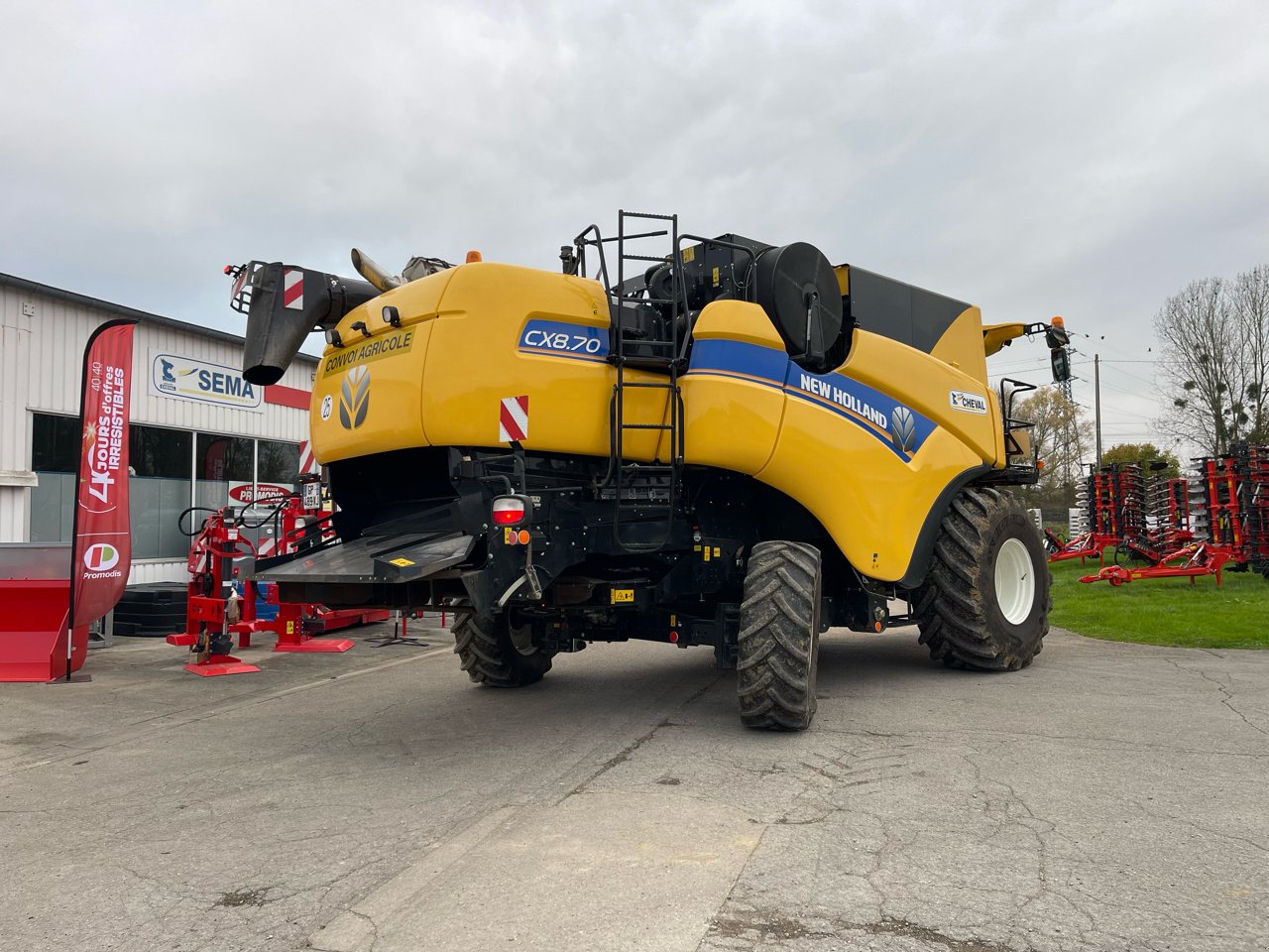 Mähdrescher Türe ait New Holland CX 8.70, Gebrauchtmaschine içinde Marolles (resim 3)