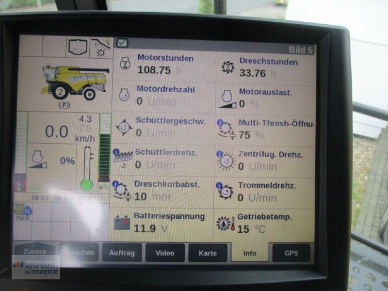 Mähdrescher des Typs New Holland CX 8.70, Vorführmaschine in Altenberge (Bild 8)