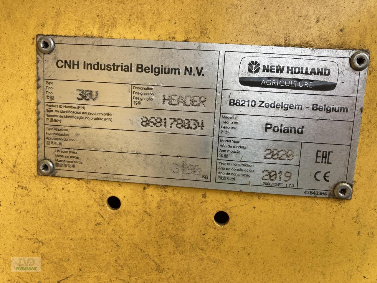 Mähdrescher del tipo New Holland CX 8.90, Gebrauchtmaschine en Spelle (Imagen 5)