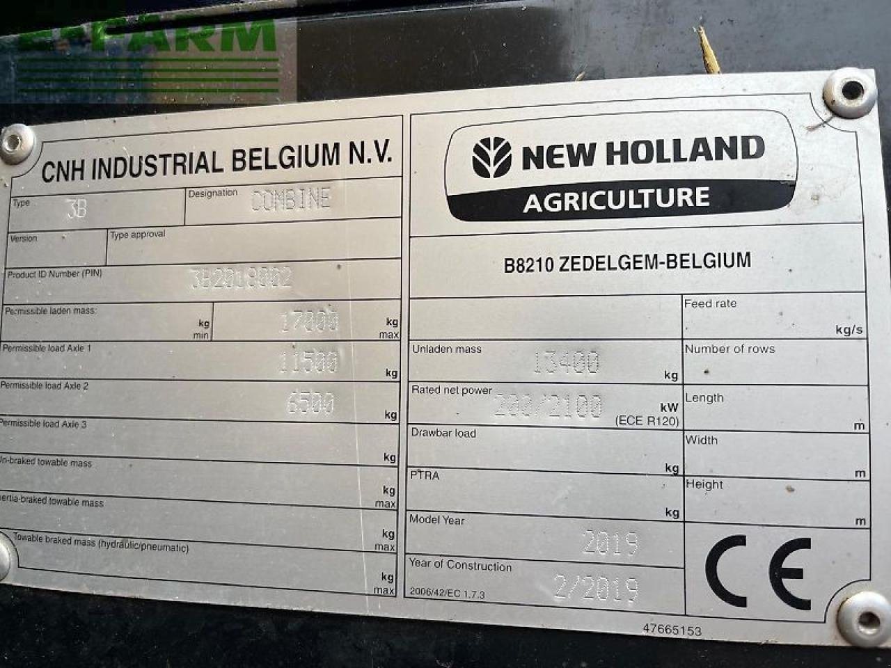 Mähdrescher van het type New Holland cx5.90, Gebrauchtmaschine in SHREWSBURRY (Foto 11)