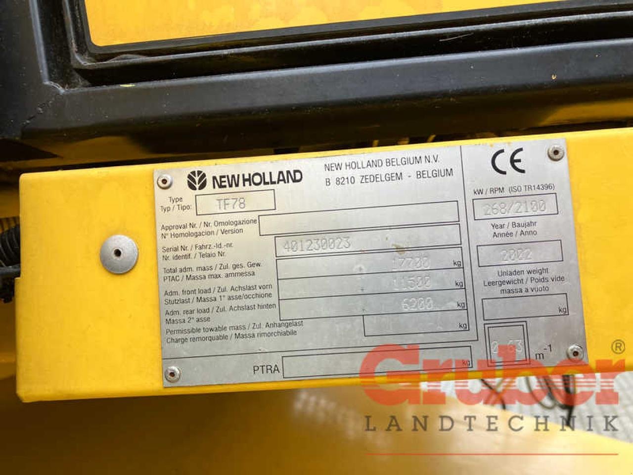 Mähdrescher a típus New Holland TF 78 Elektra Plus, Gebrauchtmaschine ekkor: Ampfing (Kép 19)