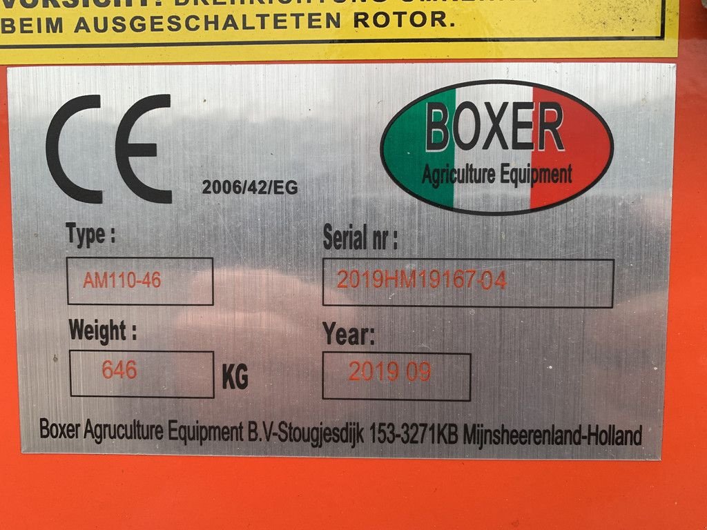 Mähwerk typu Boxer AM 110-46, Gebrauchtmaschine w Wierden (Zdjęcie 8)