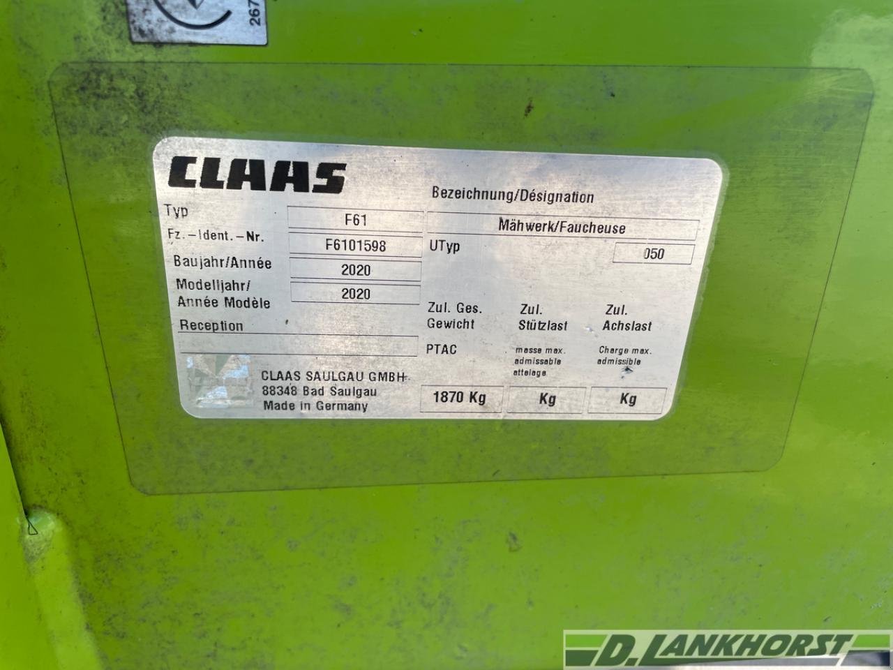 Mähwerk tip CLAAS 8500 Disco, Gebrauchtmaschine in Neuenkirchen / Bramsche (Poză 24)