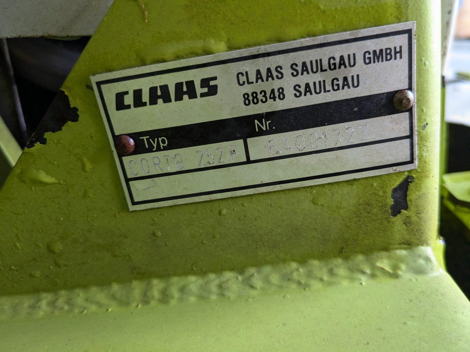 Mähwerk za tip CLAAS Corto 252 F, Gebrauchtmaschine u Berg im Gau (Slika 2)