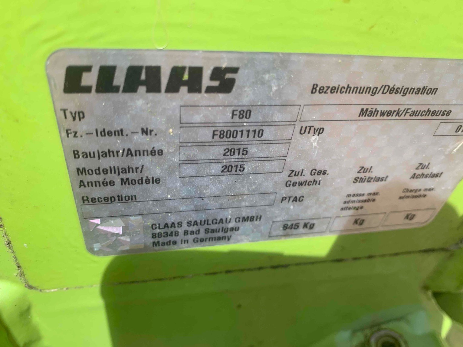 Mähwerk typu CLAAS DISCO 2800 CONTOUR, Gebrauchtmaschine v ORLEIX (Obrázek 4)