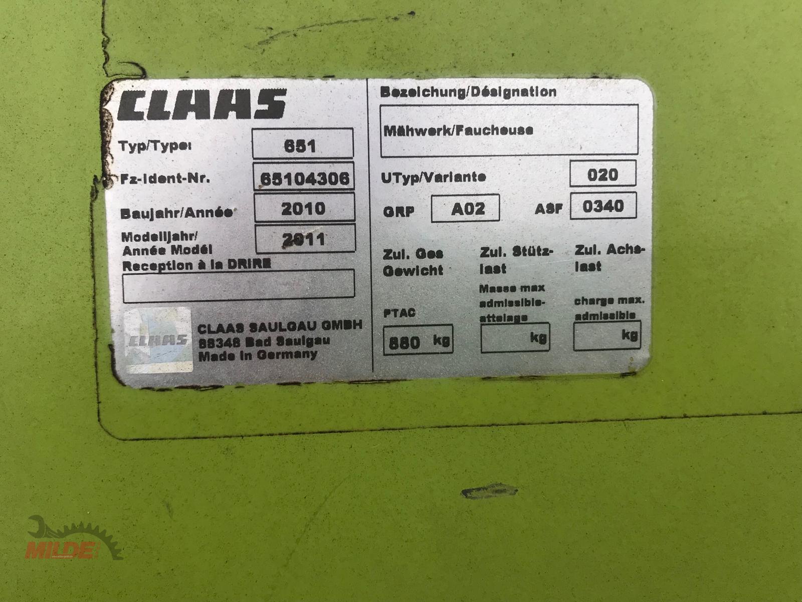 Mähwerk des Typs CLAAS Disco 3050 FC Plus, Gebrauchtmaschine in Creußen (Bild 8)