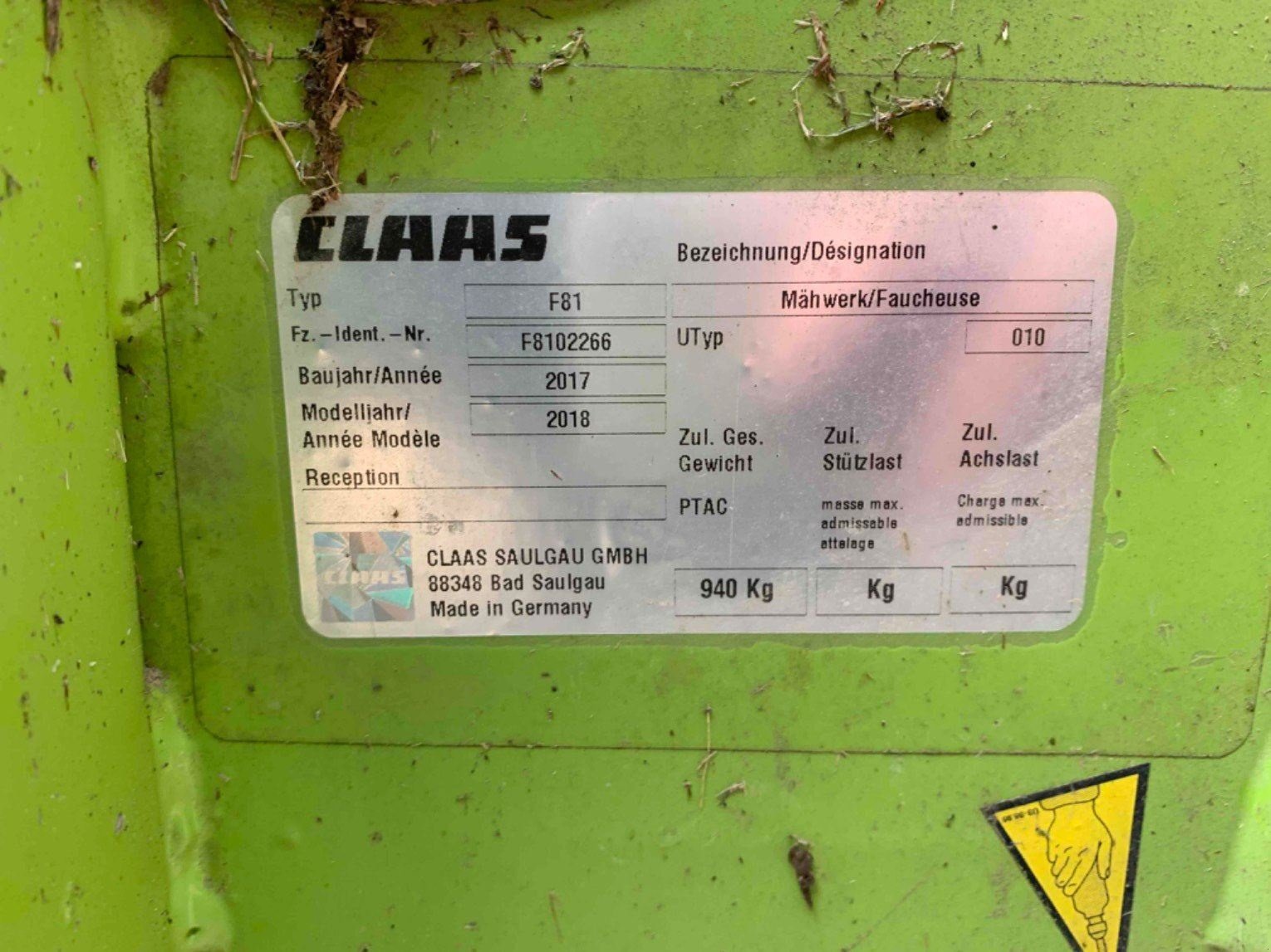 Mähwerk typu CLAAS DISCO 3200 CONTOUR, Gebrauchtmaschine w Aubiet (Zdjęcie 11)