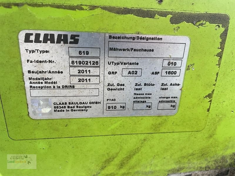 Mähwerk typu CLAAS Disco 3500, Gebrauchtmaschine w Geestland (Zdjęcie 12)