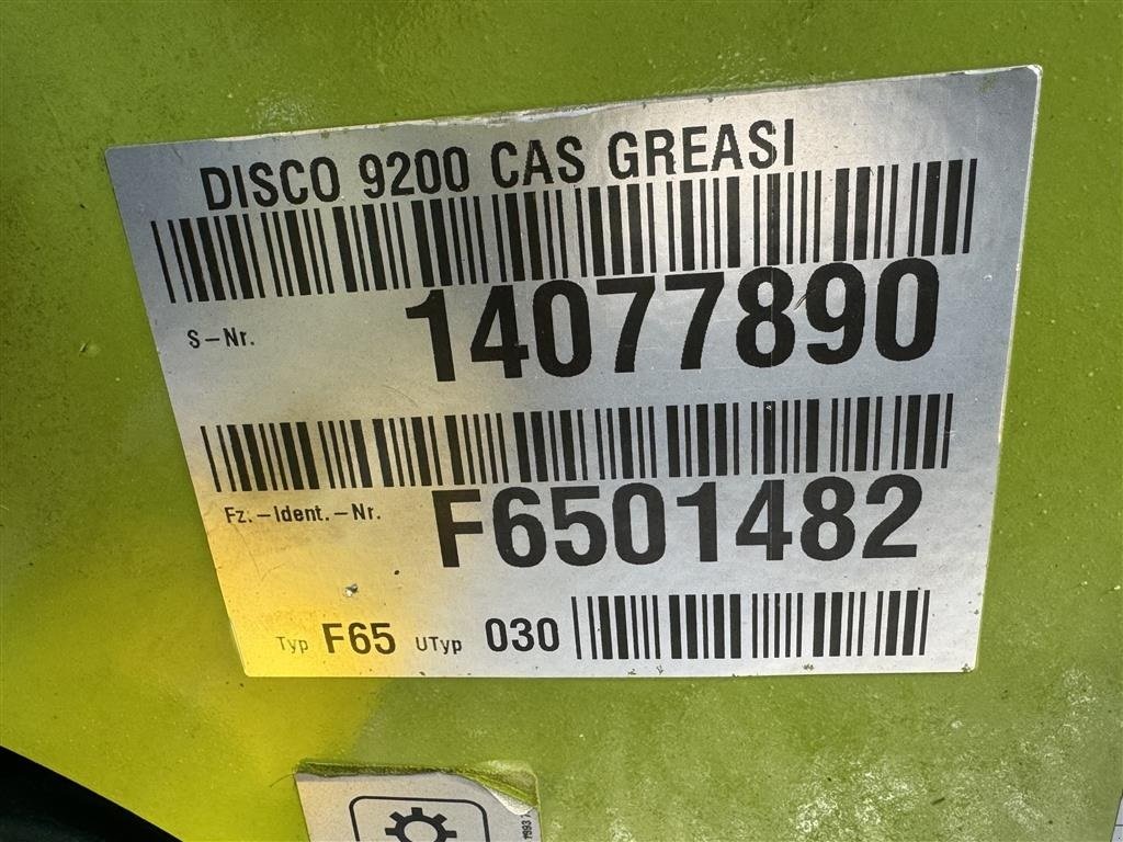 Mähwerk des Typs CLAAS Disco 9200 ASW Med Disco 3600 FC, Gebrauchtmaschine in Hadsten (Bild 7)