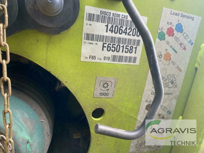 Mähwerk typu CLAAS DISCO 9200 C AS, Gebrauchtmaschine v Melle-Wellingholzhausen (Obrázek 8)