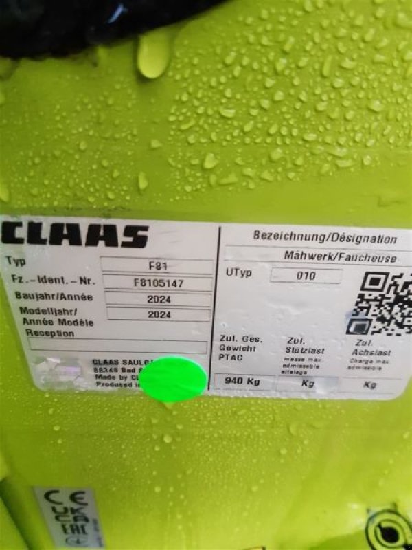 Mähwerk van het type CLAAS MÄHWERK DISCO 3200 CONTOUR, Vorführmaschine in Lommatzsch (Foto 8)