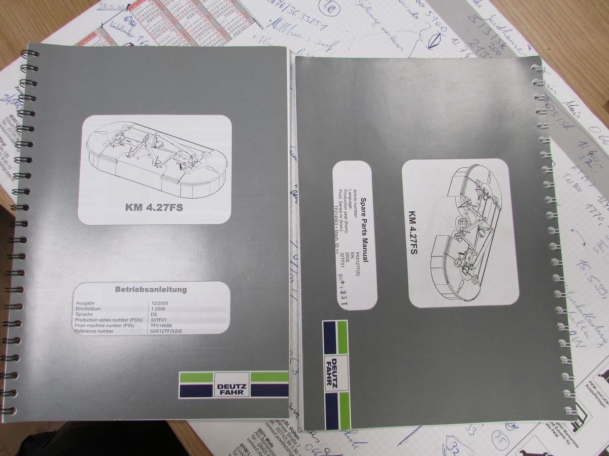 Mähwerk типа Deutz-Fahr KM4.27FS, Gebrauchtmaschine в Saxen (Фотография 14)