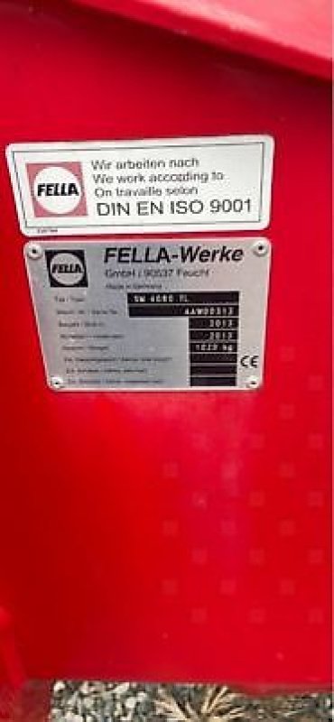 Mähwerk tip Fella 4080, Gebrauchtmaschine in MARLENHEIM (Poză 2)