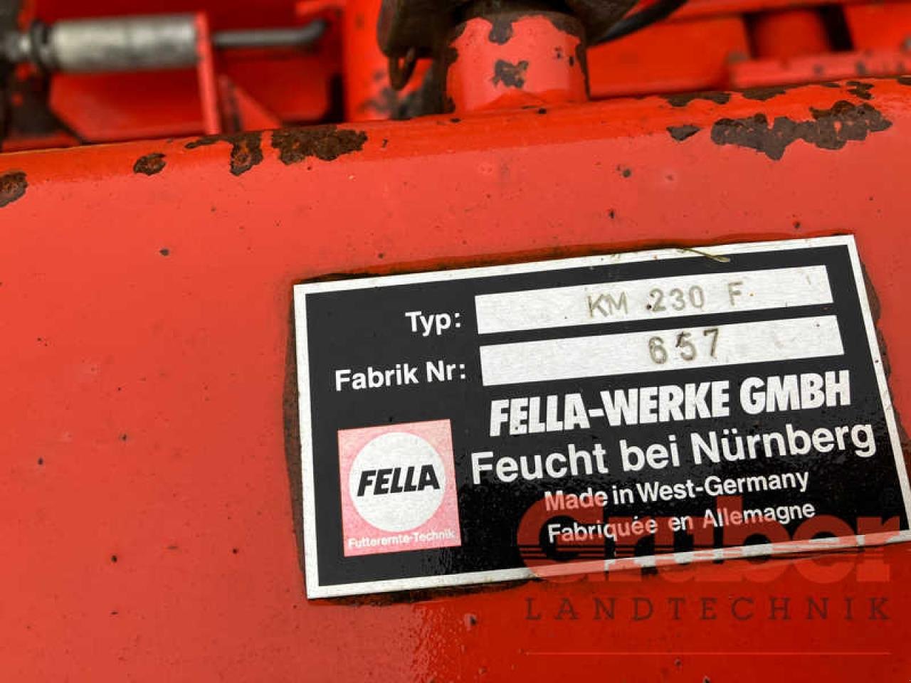 Mähwerk typu Fella KM 230 F, Gebrauchtmaschine v Ampfing (Obrázok 7)