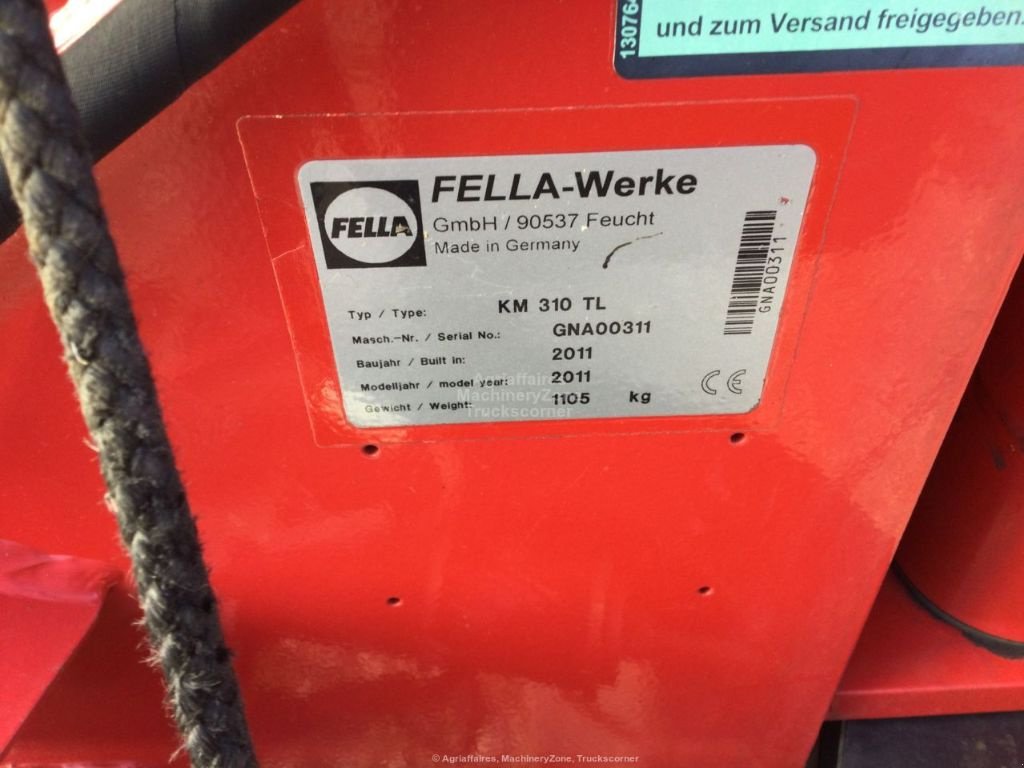 Mähwerk typu Fella KM 310 TL, Gebrauchtmaschine w GONSANS (Zdjęcie 4)