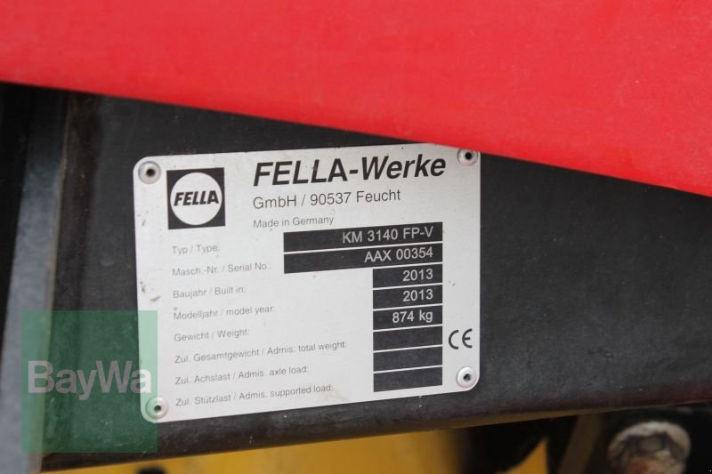 Mähwerk typu Fella KM 3140 FP-V, Gebrauchtmaschine w Straubing (Zdjęcie 7)