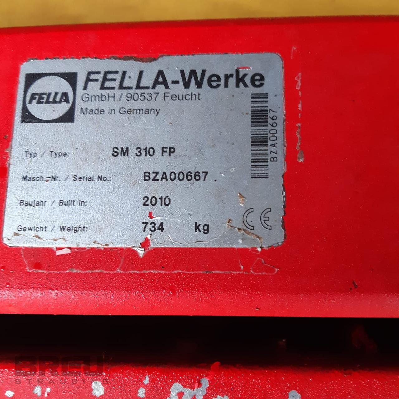 Mähwerk типа Fella SM 310 FP Front, Gebrauchtmaschine в Straubing (Фотография 3)