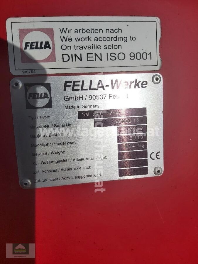 Mähwerk του τύπου Fella SM 310 FP-K, Gebrauchtmaschine σε Klagenfurt (Φωτογραφία 2)