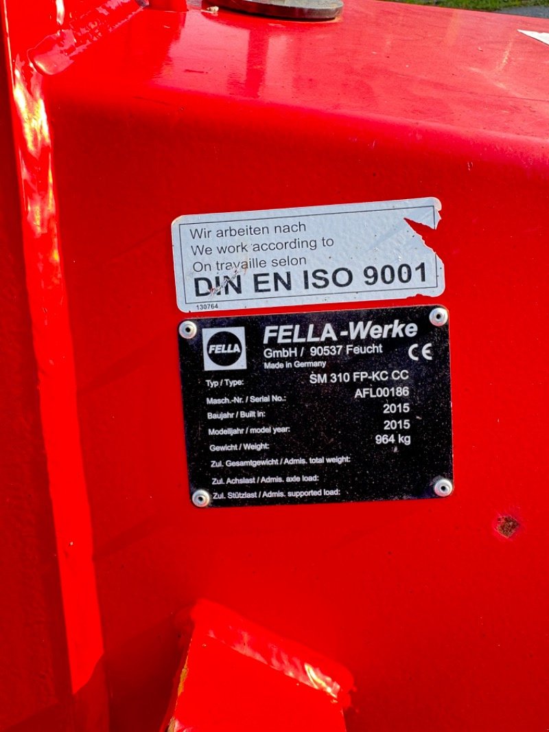 Mähwerk a típus Fella SM 991 TL + 331 FP, Gebrauchtmaschine ekkor: Liebenwalde (Kép 4)