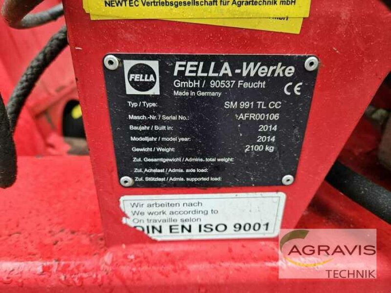 Mähwerk typu Fella SM 991 TL KC, Gebrauchtmaschine v Meschede (Obrázok 10)