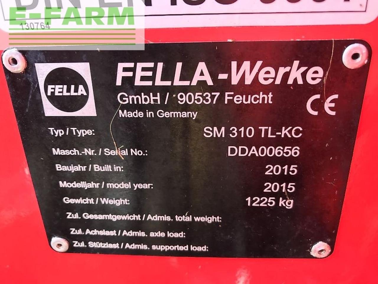 Mähwerk του τύπου Fella sm310 tlkc, Gebrauchtmaschine σε gg VEGHEL (Φωτογραφία 3)