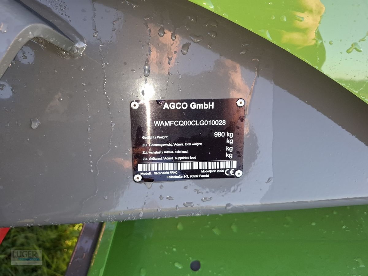 Mähwerk za tip Fendt Slicer 3060 FPKC, Gebrauchtmaschine u Niederkappel (Slika 5)