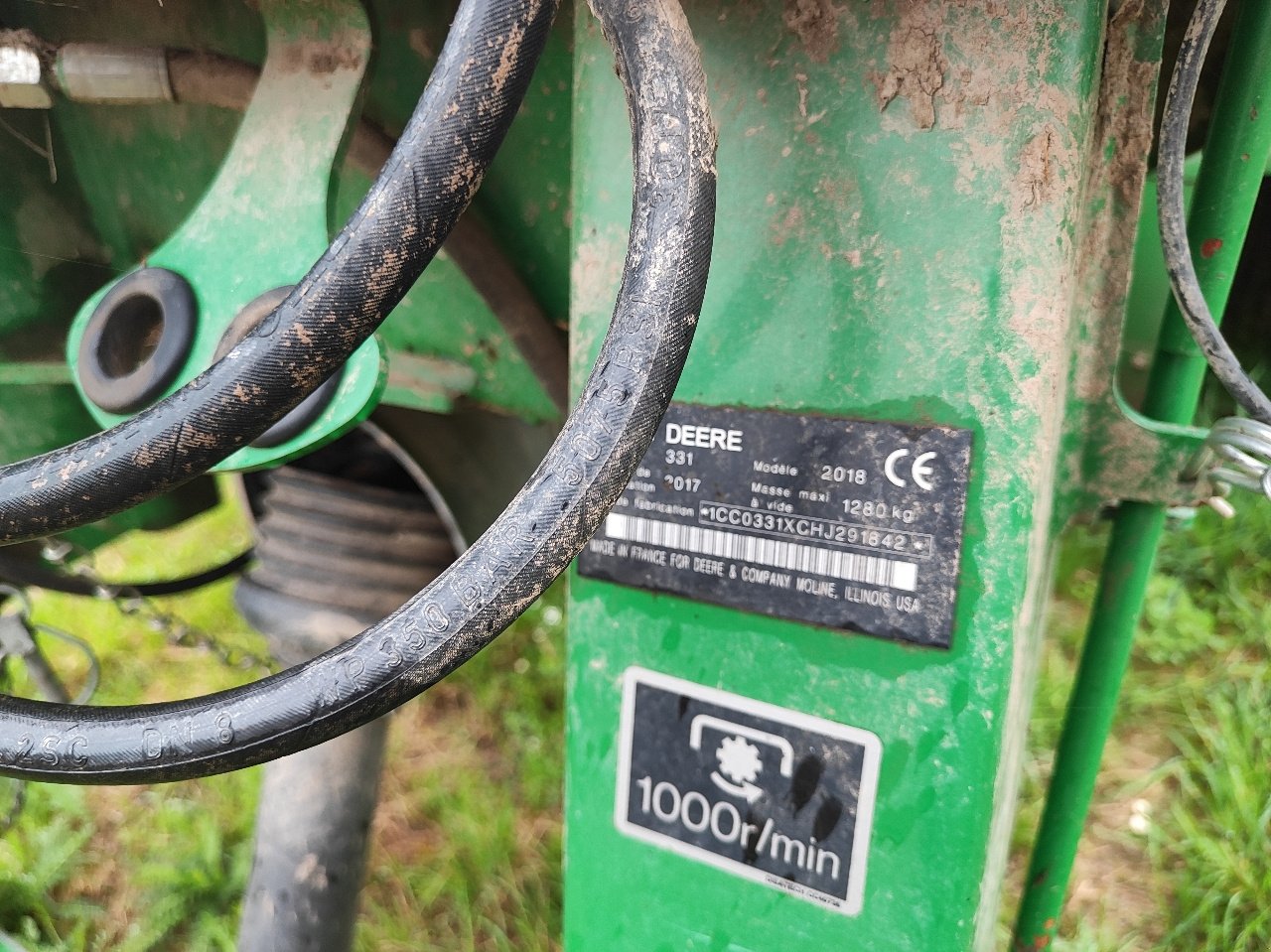 Mähwerk a típus John Deere 331, Gebrauchtmaschine ekkor: MANDRES-SUR-VAIR (Kép 2)