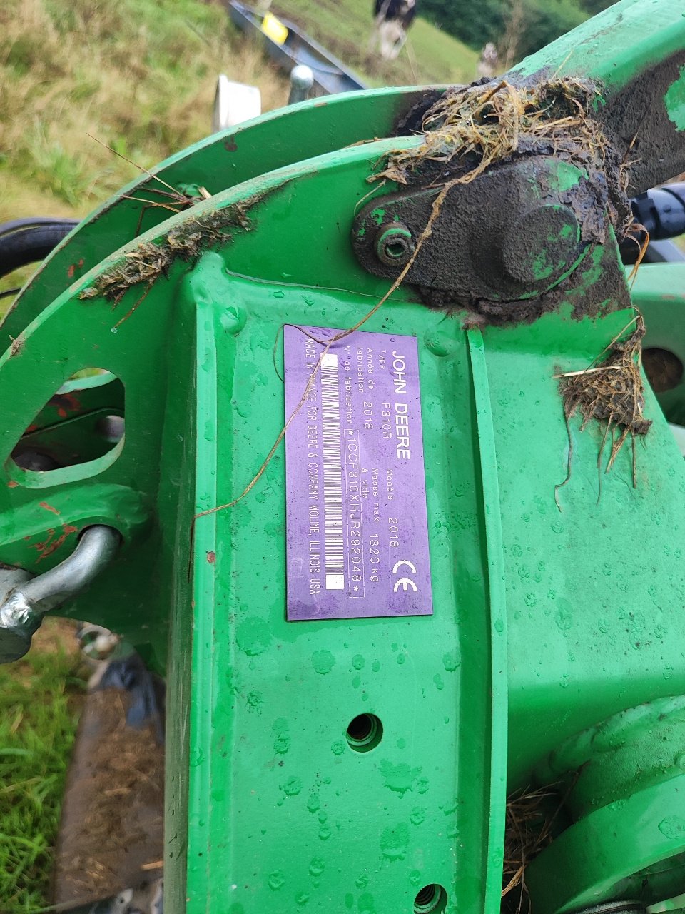 Mähwerk du type John Deere F 310 R, Gebrauchtmaschine en Saint-Nabord (Photo 4)