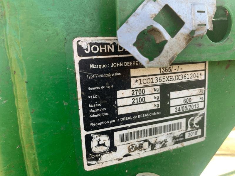 Mähwerk za tip John Deere FCA1365, Gebrauchtmaschine u Richebourg (Slika 3)