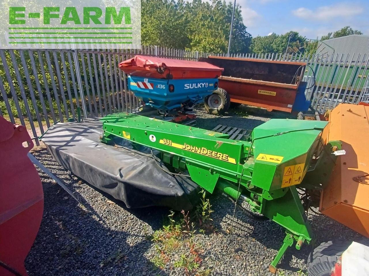 Mähwerk del tipo John Deere USED 331, Gebrauchtmaschine en PENRITH (Imagen 2)