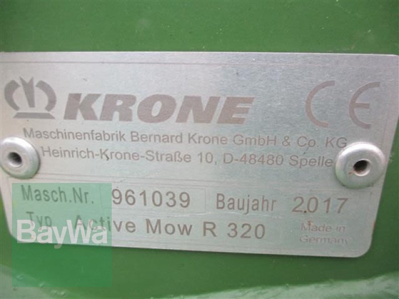 Mähwerk του τύπου Krone ACTIVE MOW R 320  #467, Gebrauchtmaschine σε Schönau b.Tuntenhausen (Φωτογραφία 11)